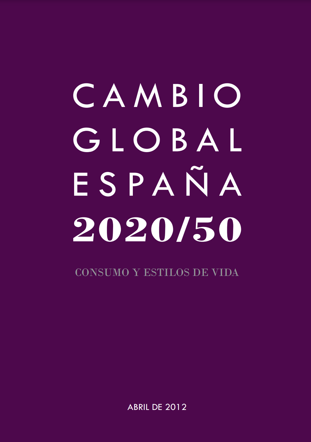 Cambio Global En España 2020 50