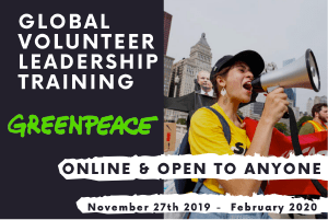 Lee más sobre el artículo Webinar sobre la importancia de los cuidados en el activismo para el Global Volunteer Leadership Training de Greenpeace International