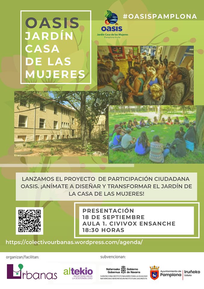 Cartel Oasis Casa Mujeres Iruna