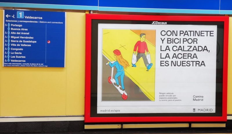 Lee más sobre el artículo Campaña de movilidad peatonal para el Ayuntamiento de Madrid