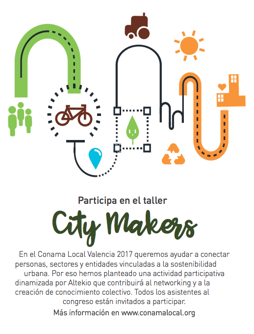 Lee más sobre el artículo Participamos en CONAMA Local 2017 facilitando el taller ‘City Makers’