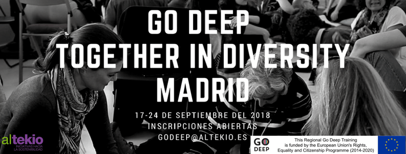 Lee más sobre el artículo Inscripciones abiertas para el curso ‘Go Deep together in Diversity’, en septiembre en Madrid